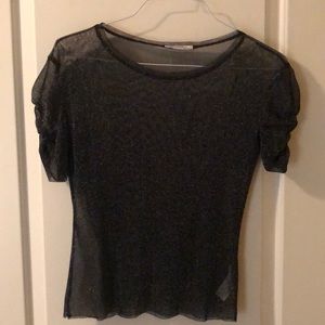Mesh going out shirt